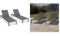 Noble House Westlake Outdoor Chaise Lounge (Set of 2)